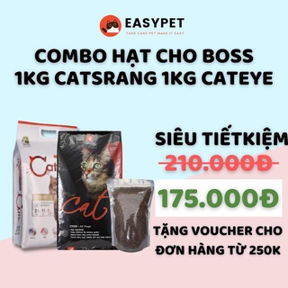 COMBO 2 Gói Thức Ăn Hạt Cho Mèo CATSRANG 1KG, CATRANG Hàn Quốc Chính Hãng - EASYPET