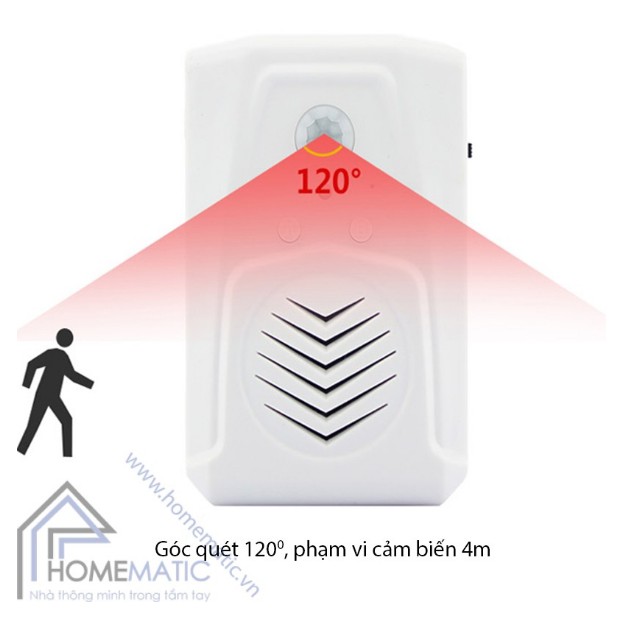 CHUÔNG BÁO KHÁCH PHÁT NHẠC HỖ TRỢ TIẾNG VIỆT MSPIR01