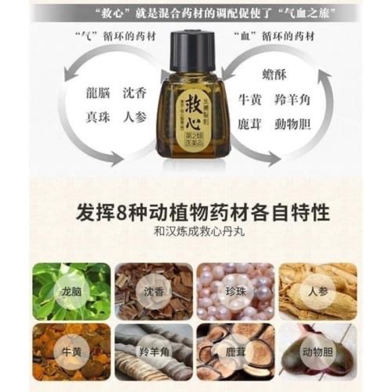 Hộp 120 viên uống trợ tim Kyushin của Nhật