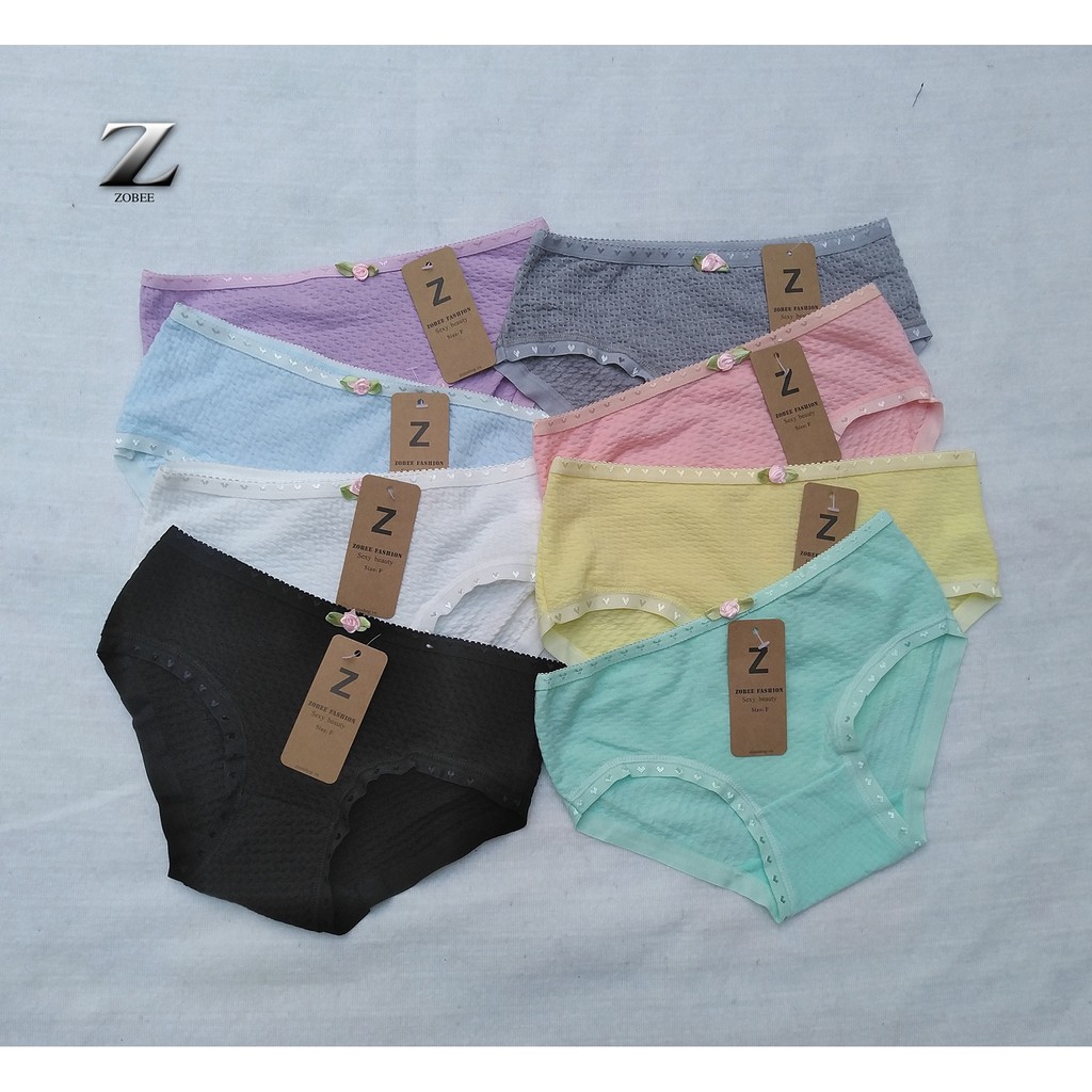 ZOBEE Combo 8 quần lót nữ cotton QL8108I