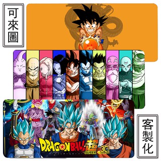 Tấm Lót Chuột Và Bàn Phím Cỡ Lớn In Hình Goku Màu Hồng Đen / Hồng Họa Hình Dragon Ball