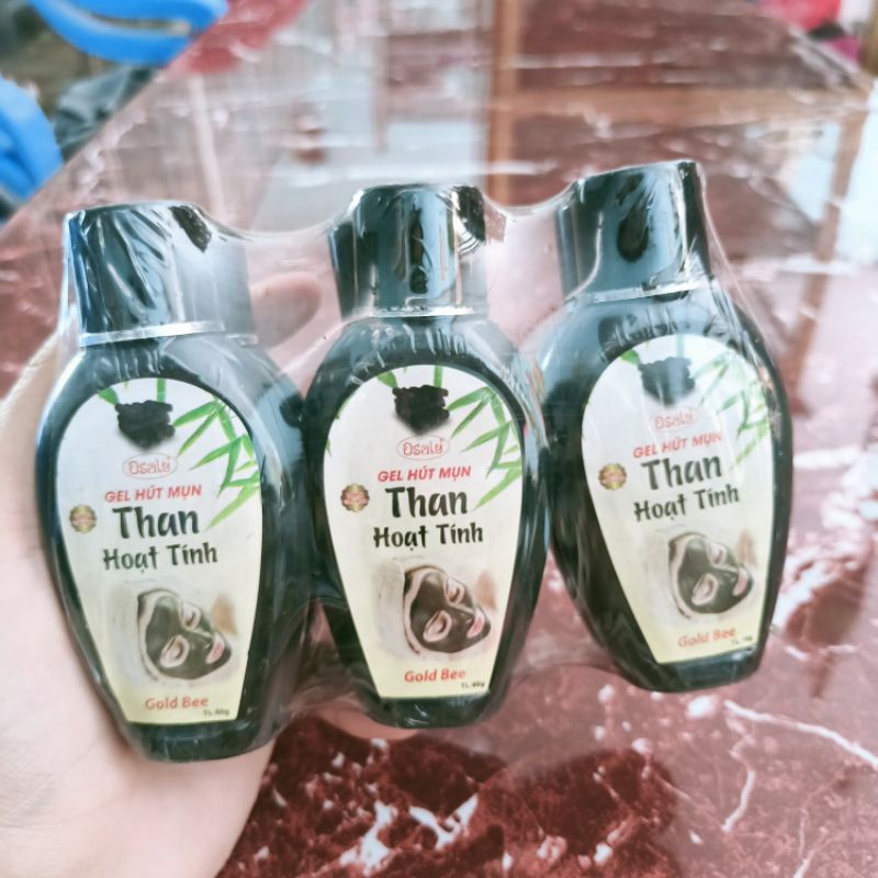 GEL HÚT MỤN THAN HOẠT TÍNH - GOLD BEE 60g