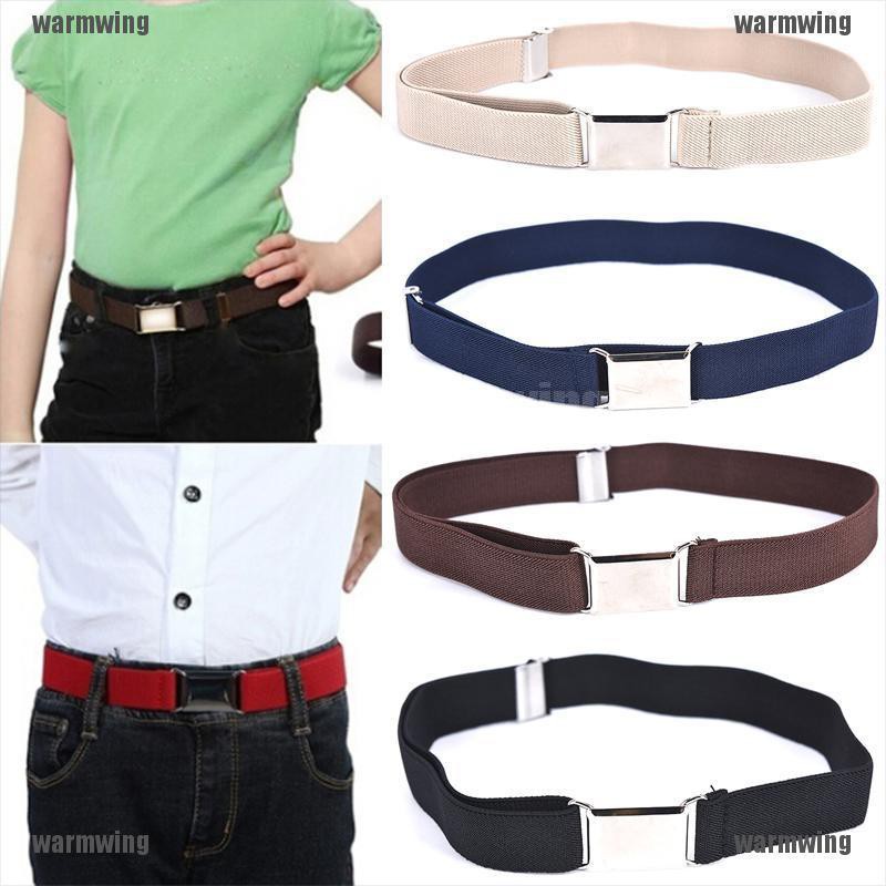 Thắt Lưng Vải Canvas Màu Sắc Đơn Giản Thời Trang Unisex
