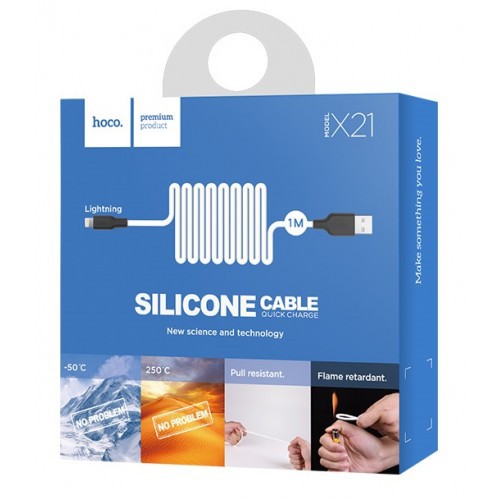 Cáp Sạc Hoco X21 Silicone - Type C