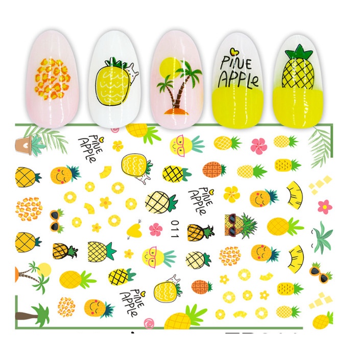 sticker trang trí nail