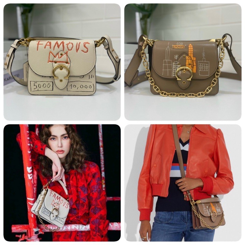 ‼️Rẻ nhất Shopee‼️Túi Coach x jean michel basquiat beat Shoulder bag 18 6892