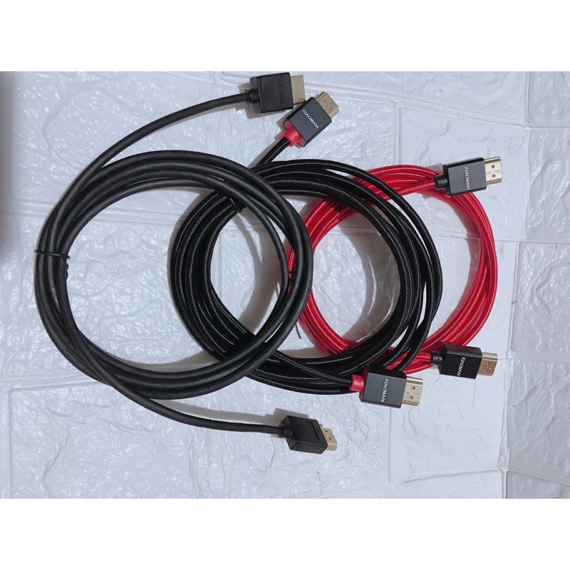 Dây Cáp Tín Hiệu Hdmi XIAOMAN Dài 2m Chuẩn 4K Chất Lượng Cao ,Bọc Dù Siêu Bền