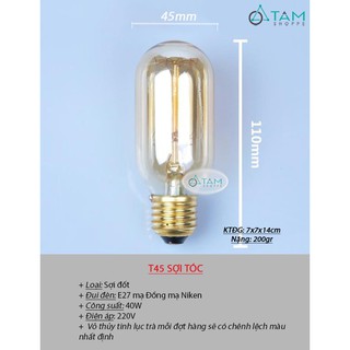 Bóng đèn sợi tóc Edison 1 đốt TAN