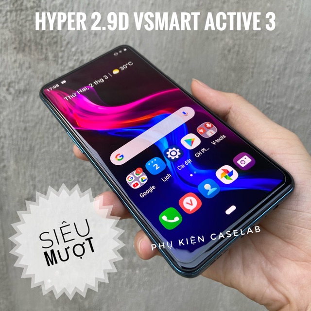 Kính cường lực HYPER 2.9D siêu bo mép cho VSMART LIVE, ACTIVE 3