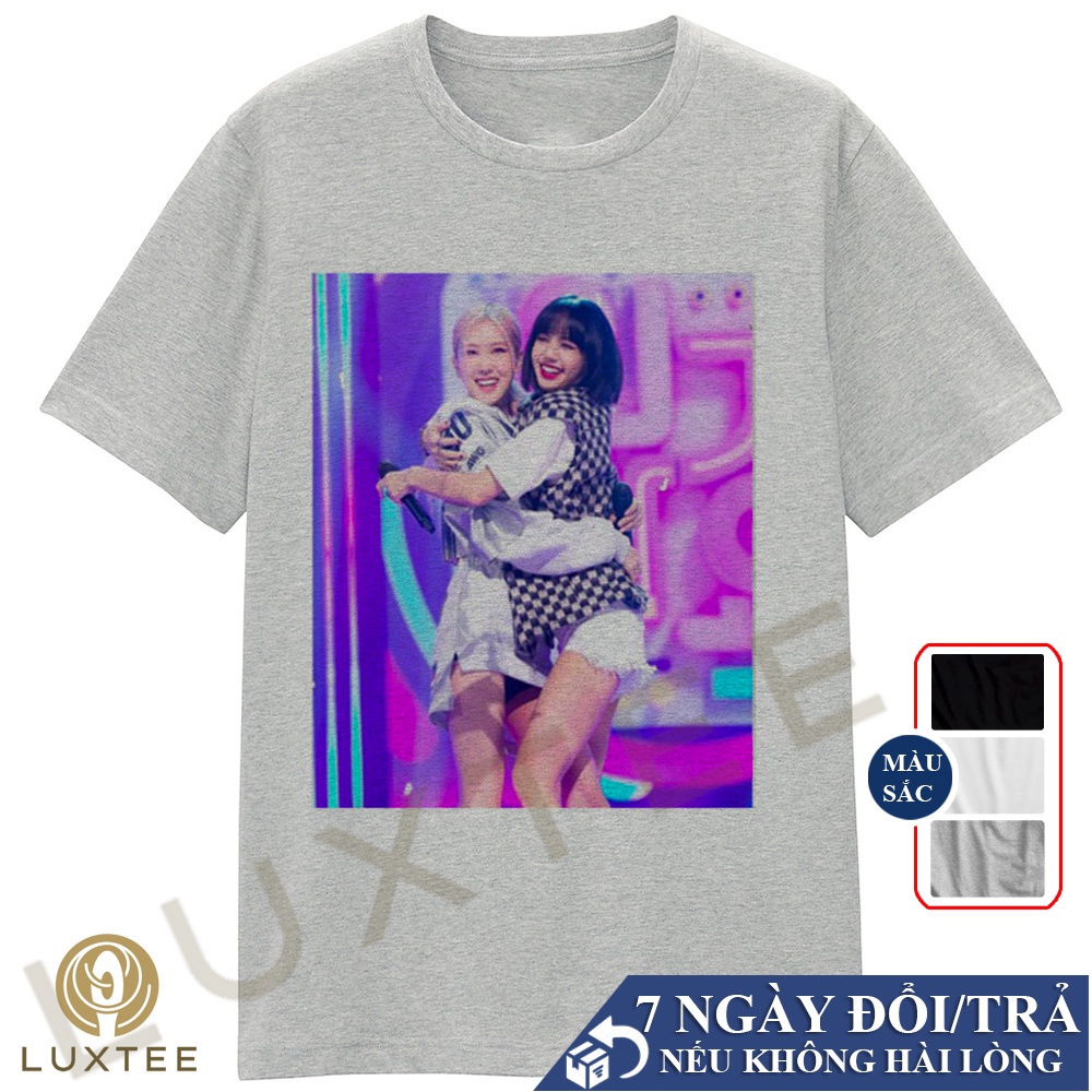 Áo Thun Tay Lỡ Blackpink Rosé Nữ Cá Tính, Thời Trang Áo Thun Tay Lỡ In Hình Blackpink Đủ Màu V57