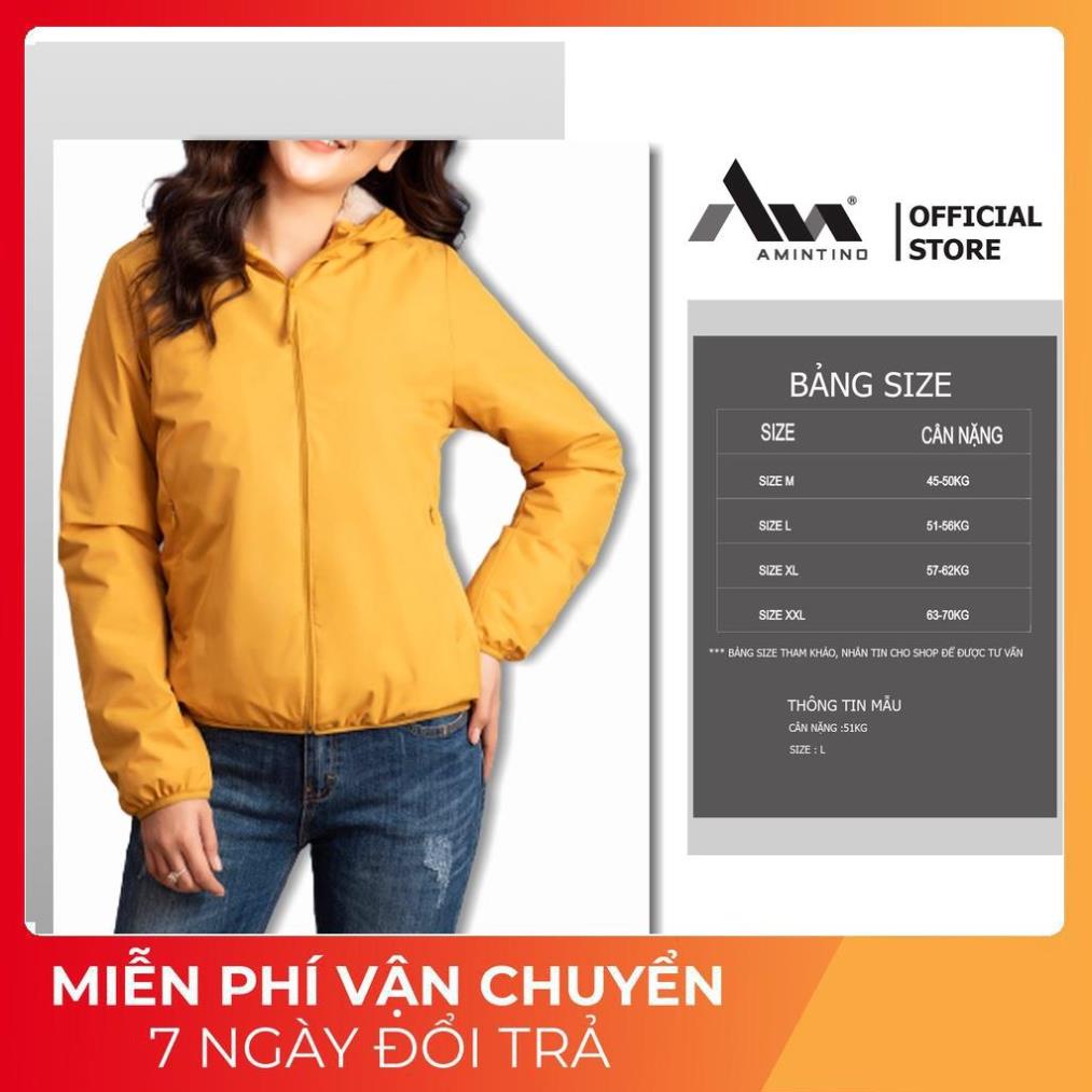 Áo gió lót lông nữ ⚡FREESHIP⚡ Lót lông giữ nhiệu siêu ấm kết hợp chất Gió tráng bạc chống nước hàng cao cấp FD62 | BigBuy360 - bigbuy360.vn