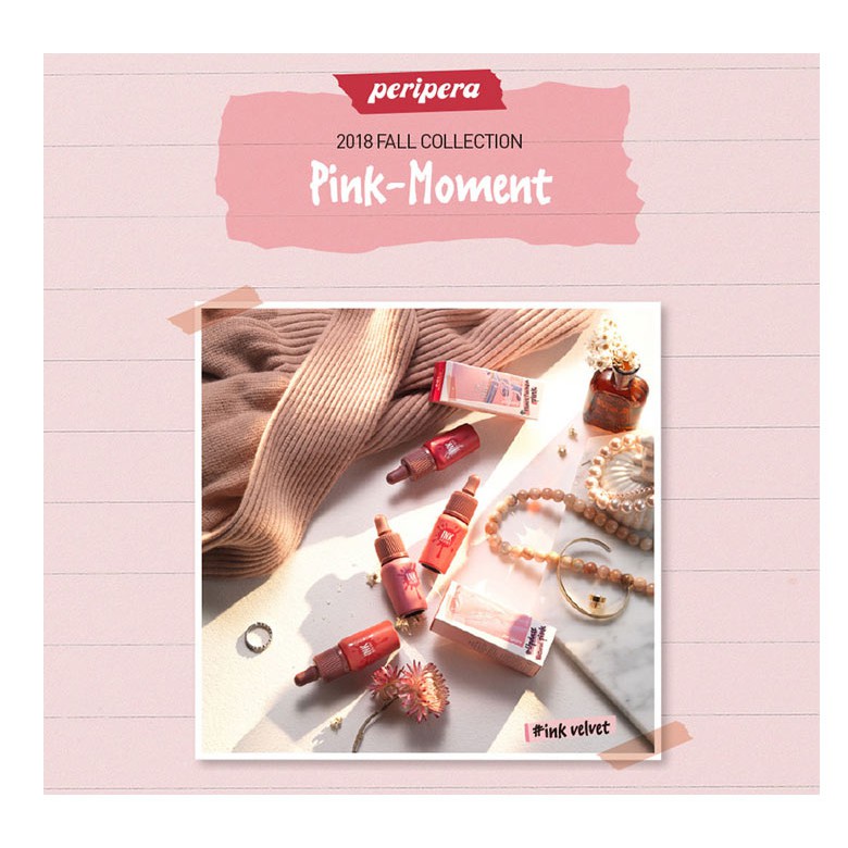 [Hồng Dịu Dàng] Son Kem Lì Peripera Ink The Velvet Fall Collection Pink Moment 8g #17 Hip Beige Pink