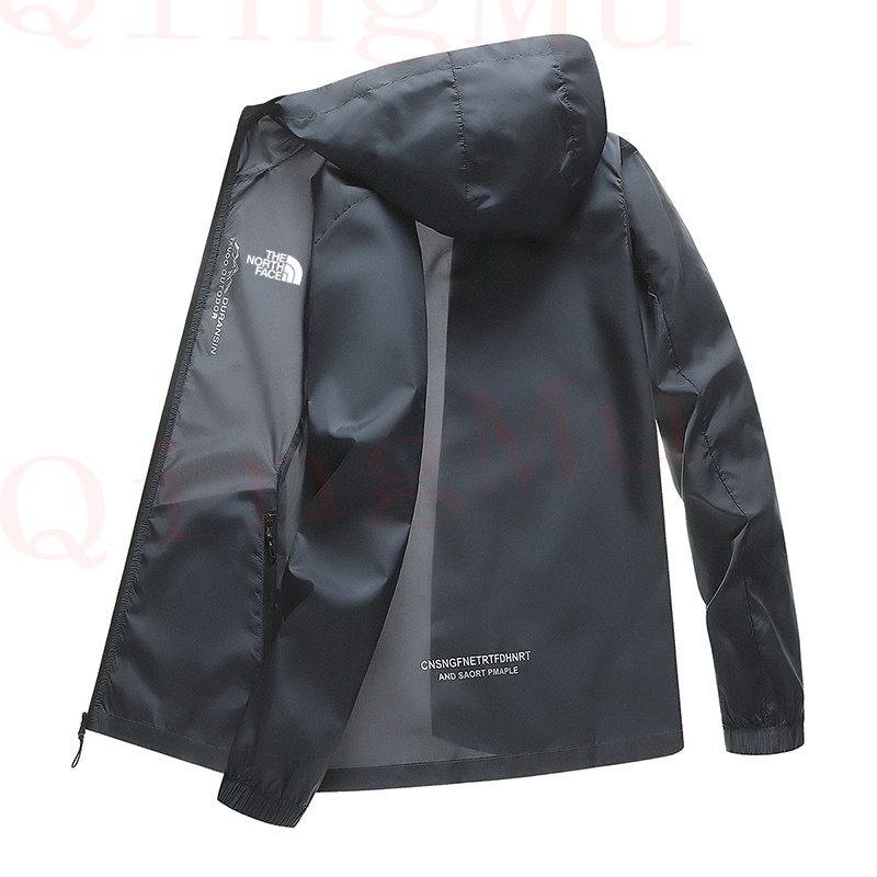 Áo Khoác Thể Thao The North Face Chống Nắng Thoáng Khí Có Mũ Trùm Cá Tính Dành Cho Nam / Size M-5XL
