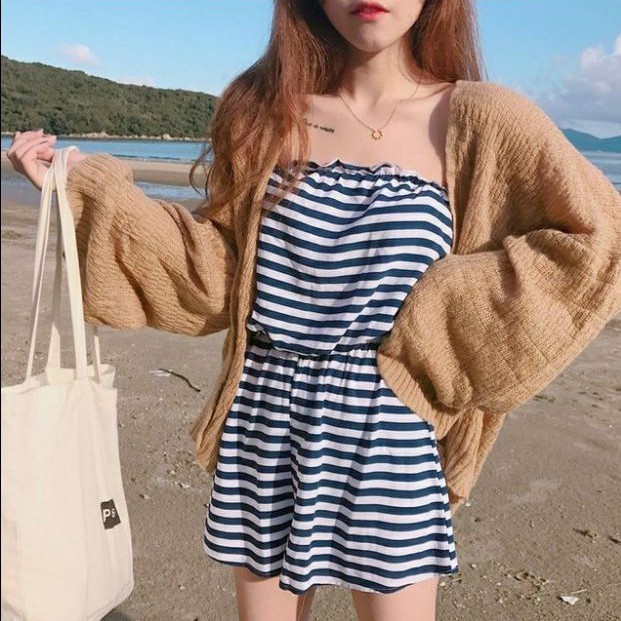 1E04 Áo khoác Cardigan len mỏng hot 2020 áo thu đông 4201