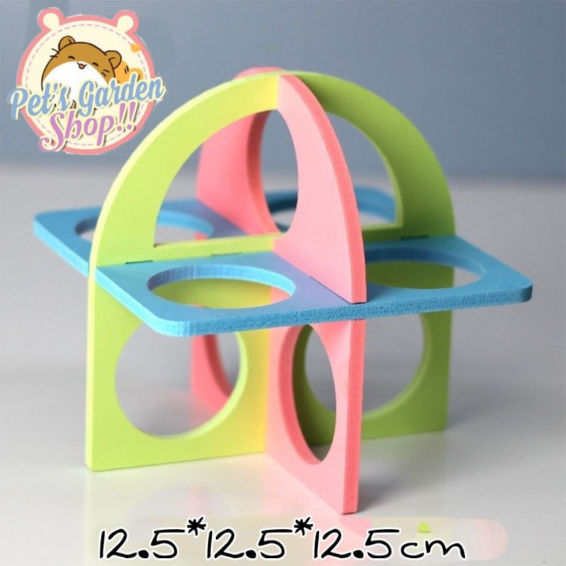 Nhà chui vận động bằng gỗ ép cho hamster