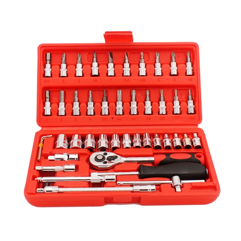 Bộ Cờ Lê Ổ Cắm 46 Món 1 / 4 &quot;Chuyên Dụng