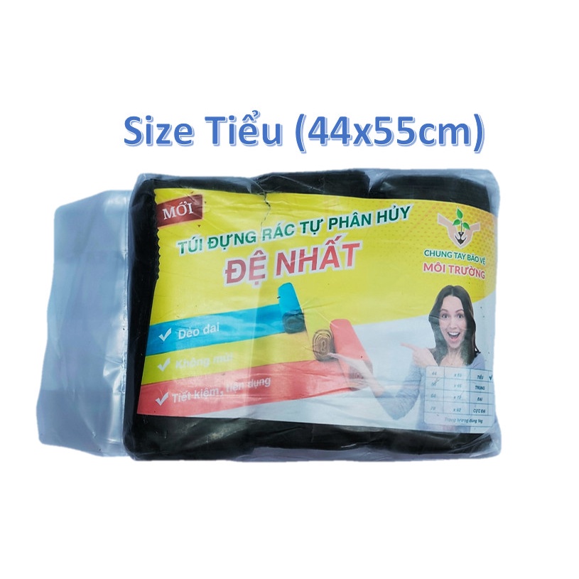 Túi Đựng Rác Đen 1kg Tự Hủy