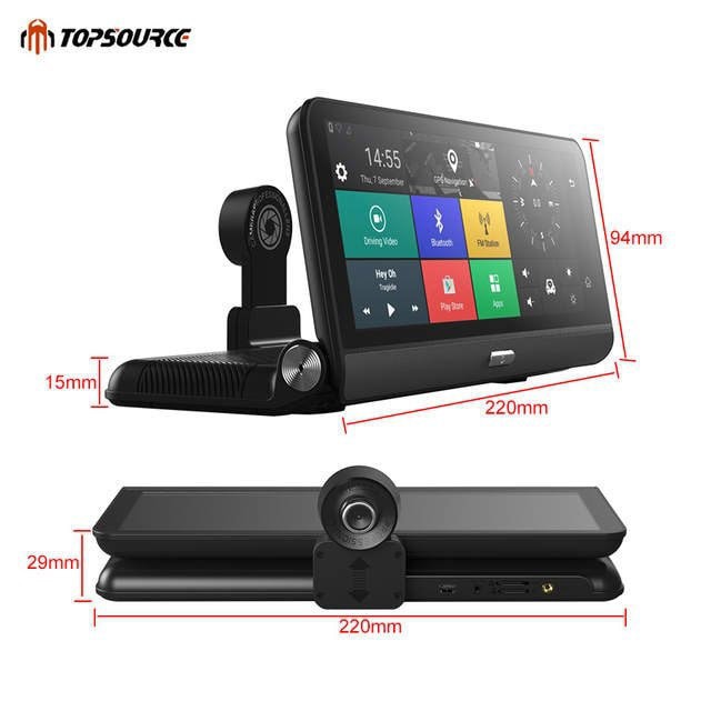 Camera hành trình Smartcam S300 đa chức năng RAM 1G, 2G -Phần mềm dẫn đường việt map S1 -Kết nối xem từ xa trực tuyến