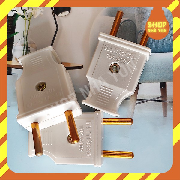 Nanoco Phích cắm cái và đực bằng nhựa chống cháy ABS chịu va đập mạnh chân cắm bằng đồng nguyên chất