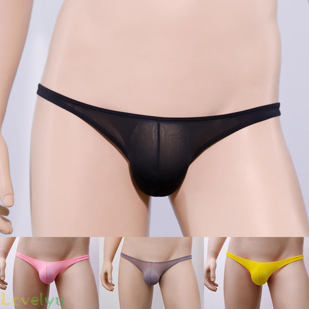 Quần lót lưng thấp bằng lụa băng thiết kế thời trang cho nam