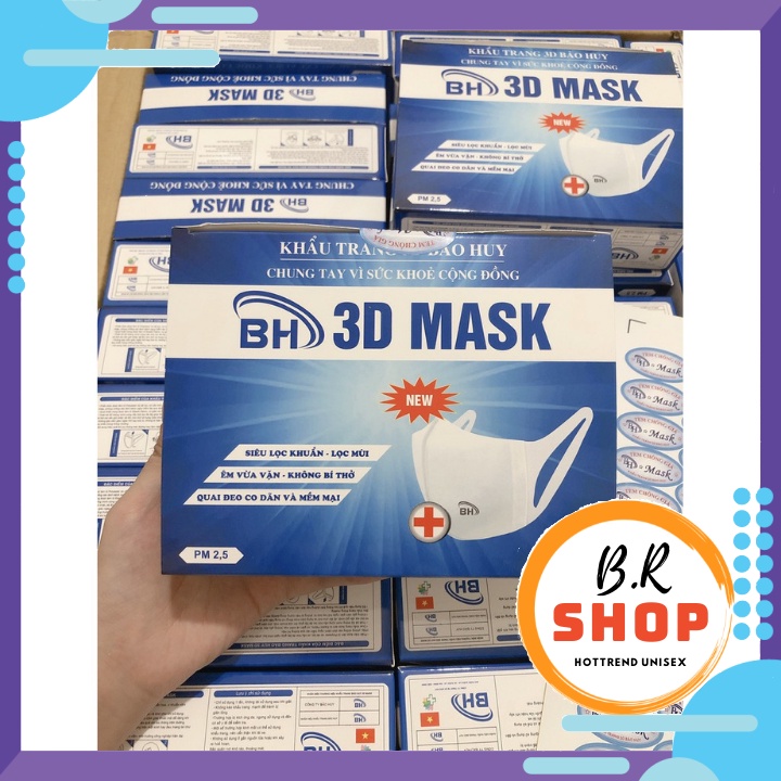 [Hộp 50c] Khẩu Trang 3D Mask Trẻ Em Chính Hãng Công Ty