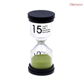 Đồng hồ cát thuỷ tinh 15 phút
