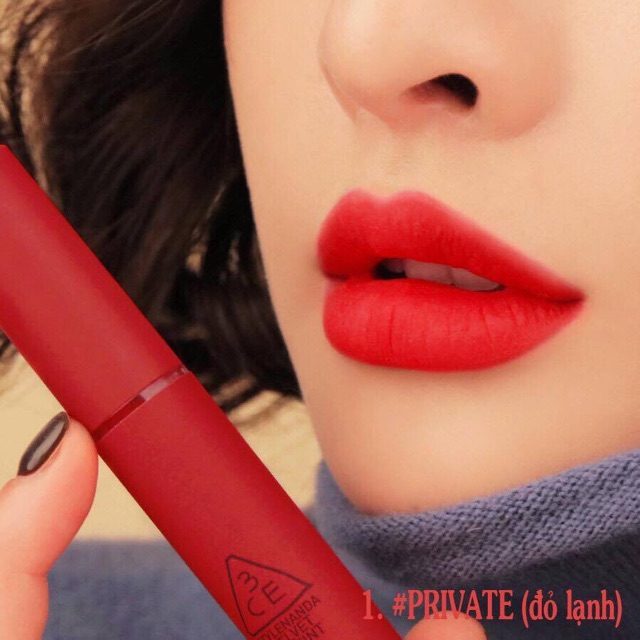 Son kem lì 3CE Velvet Lip Tint chính hãng | BigBuy360 - bigbuy360.vn