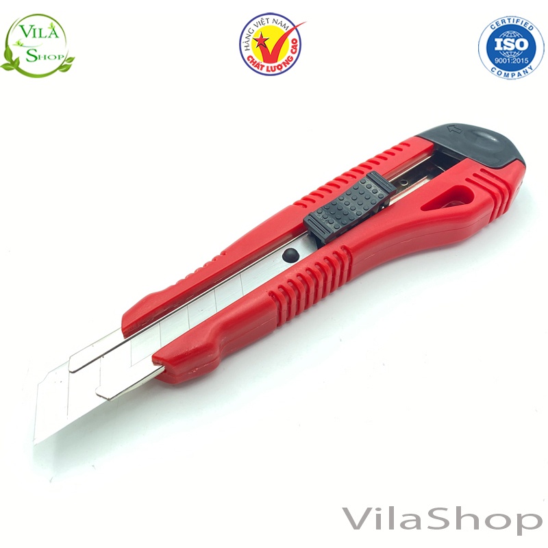 Dao Rọc Giấy Loại To, Dao Cắt Đa Năng Chính Hãng Bitex Cutter Knife Ck02 (Tặng 2 Lưỡi Dự Phòng Trong Thân Dao)