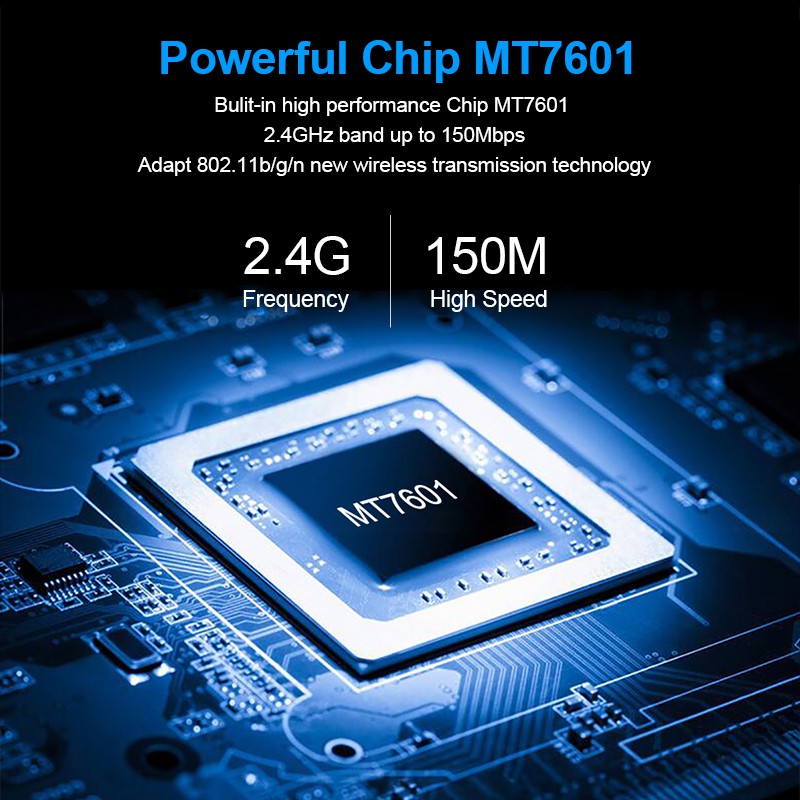 Bộ Chuyển Đổi Wifi Usb Wifi Wifi Wifi Thẻ Wi-Fi Mt7601 Cho Pc Deskto | BigBuy360 - bigbuy360.vn