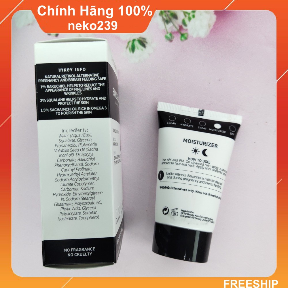 Kem Dưỡng Da Mặt Cho Bà Bầu The Inkey List Bakuchiol Moisturizer 30ml