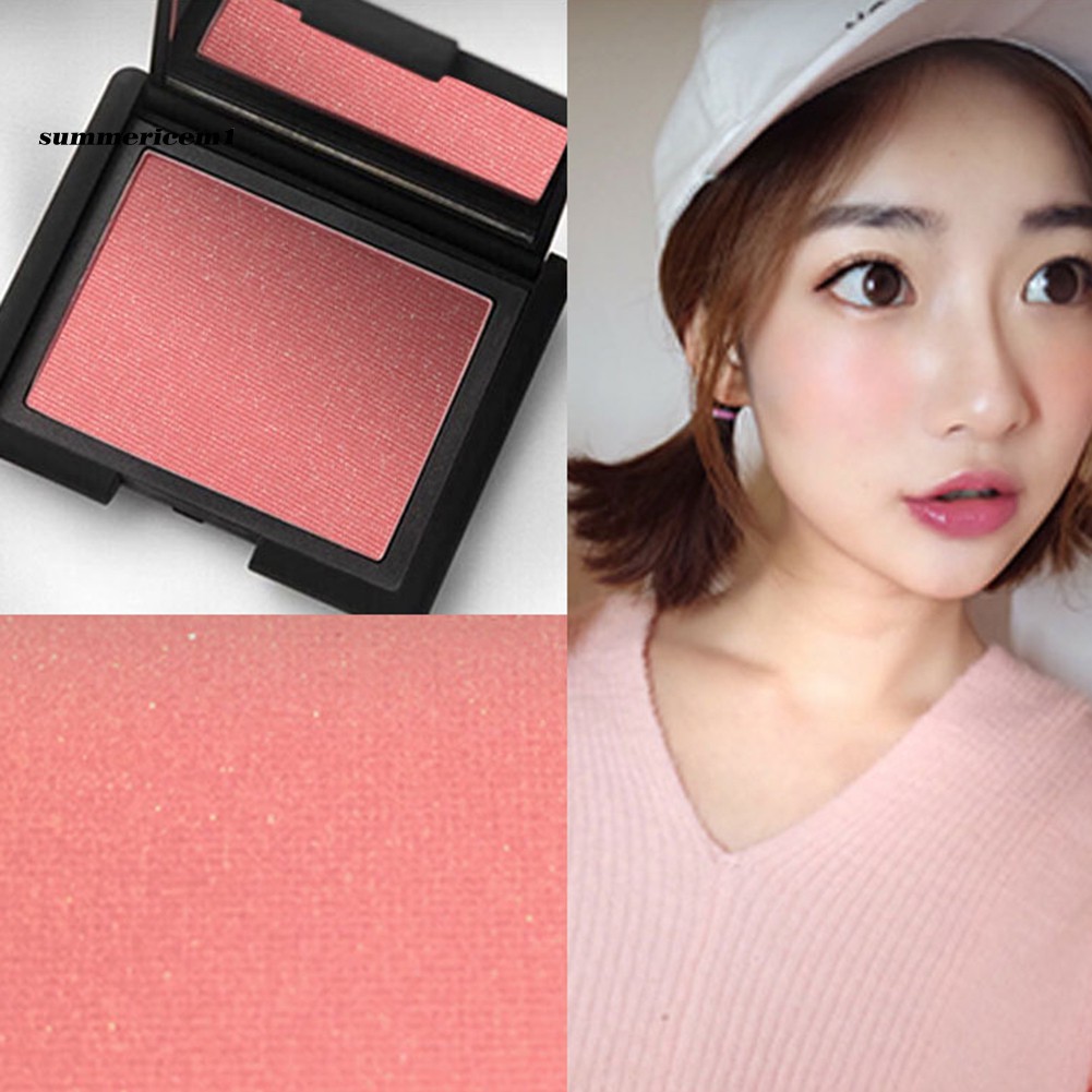 (hàng Mới Về) Phấn Má Hồng Kimuse Chống Thấm Nước Lâu Trôi Có Gương