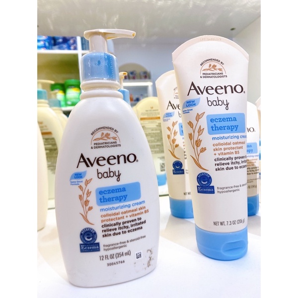 Kem chàm dưỡng ẩm ngày đêm cho bé Aveeno Baby Eczema Therapy Moisturizing Cream