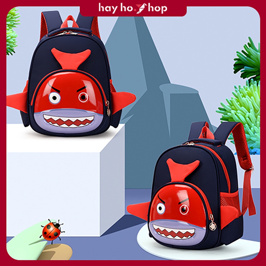 Balo cho bé mẫu giáo hình thú, baby shark, hình thỏ cho bé gái và bé trai từ 2 tuổi đến 5 tuổi dễ thương 2023