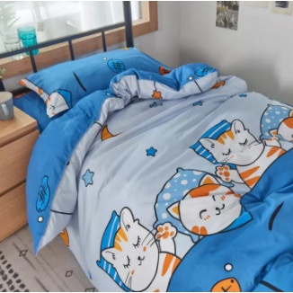 [SALE LỖ 55K]Ga trải giường bo chun 1m8x2m,Vải cotton poly,có chọn mẫu trên bài đăng⚡️mèo cá xanh⚡️