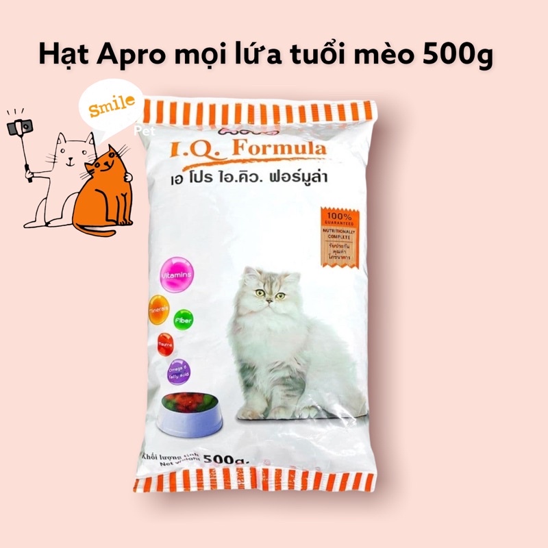 Thức ăn khô cho mèo Apro 500gr