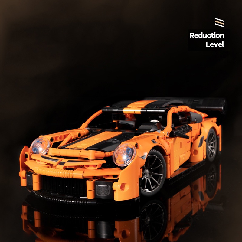 Đồ Chơi Lắp Ráp Kiểu LEGO TECHNIC Điều Khiển Từ Xa Siêu Xe Thể Thao Porsche 911 GT3 RS Model SY8601 Với 1220 Mảnh Ghép