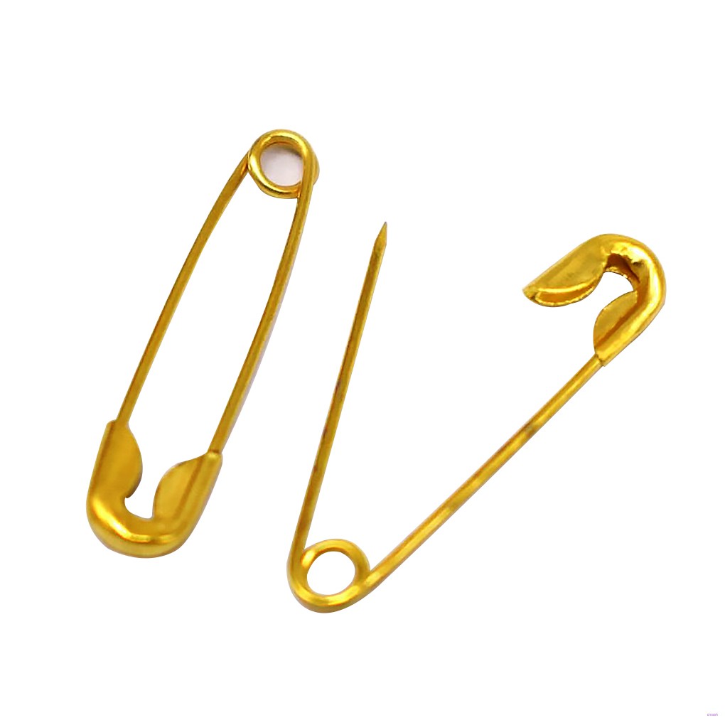 Set 100 ghim cài áo khăn choàng cổ kim loại thiết kế nhỏ gọn xinh xắn