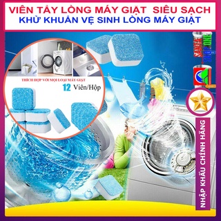 [ COMBO 50 Viên ] Viên Tẩy Vệ Sinh Lồng Máy Giặt Diệt khuẩn Và Tẩy Chất Cặn Lồng Máy Giặt Hiệu Quả