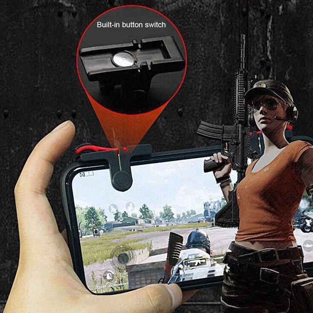 Bộ 2 nút D9 hỗ trợ game PUBG mobile, Freefire,...