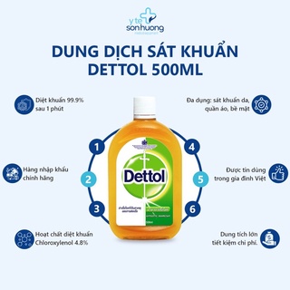 Dung dịch sát khuẩn đa năng Dettol 500ml