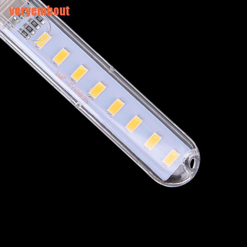 Đèn Led Usb Mini 5v 8 Bóng Tiện Dụng