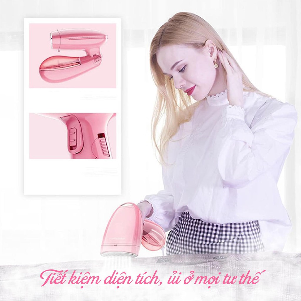 [RẺ VÔ ĐỊCH] BÀN LÀ HƠI NƯỚC CẦM TAY CAO CẤP ỦI ĐỒ SIÊU THẲNG CÓ THỂ GẤP GỌN - ỦI THẲNG MỌI LOẠI VẢI