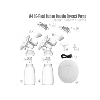 XẢ KHO-Máy hút sữa điện đôi Real Bubee