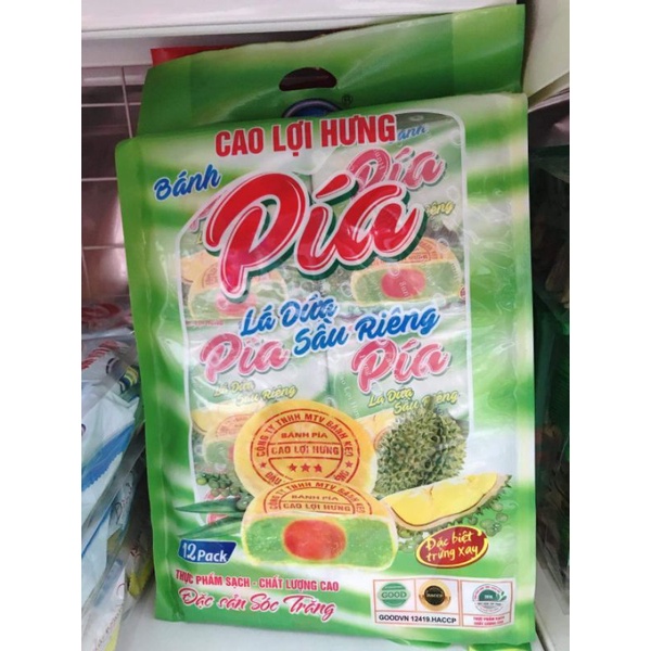 BÁNH PÍA SẦU RIÊNG CAO LỢI HƯNG BỊCH TO 12 cái nặng 1.2kg