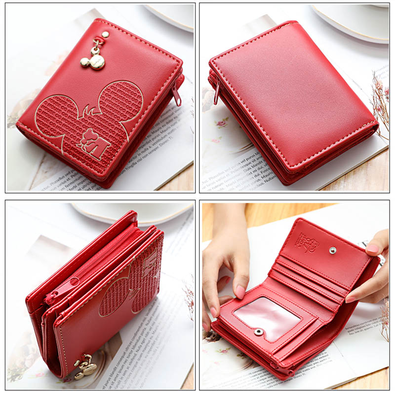 Ví Nữ Mini Hình Chuột Mickey Dễ Thương