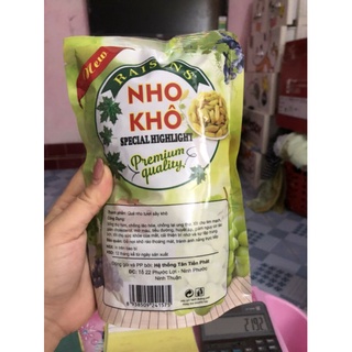 (Loại chuẩn)1kg Nho xanh Ninh thuận