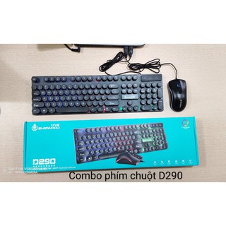 Combo bàn Phím Chuột Led Shipadoo d290