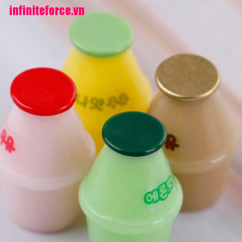 Bộ 4 Bình Sữa Trang Trí Nhà Búp Bê Xinh Xắn