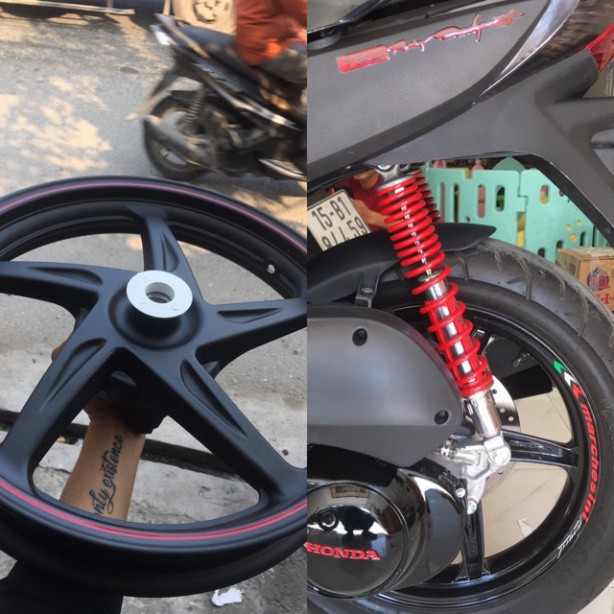 Tem vành 3m dán mọi loại xe