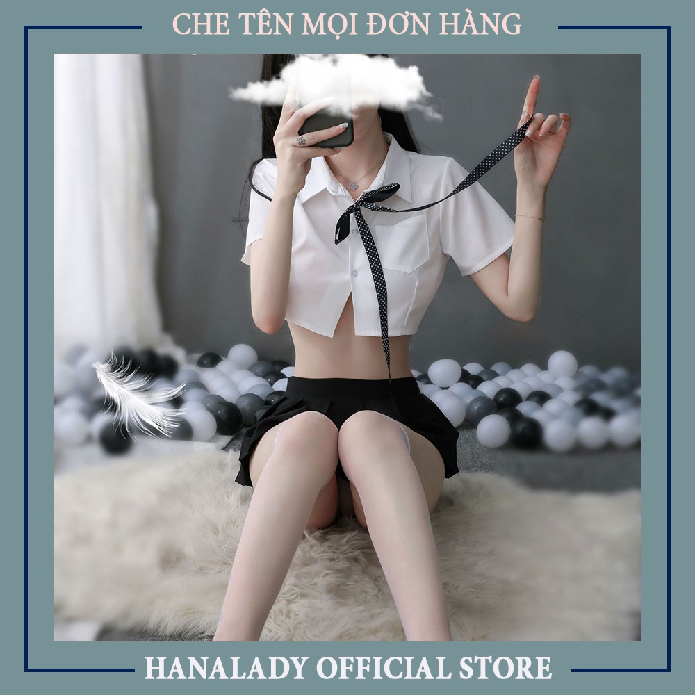 Đồ ngủ nữ -Cosplay nữ sinh sexy siêu gợi cảm quyến rũ chất liệu vải mềm mịn C181 | BigBuy360 - bigbuy360.vn